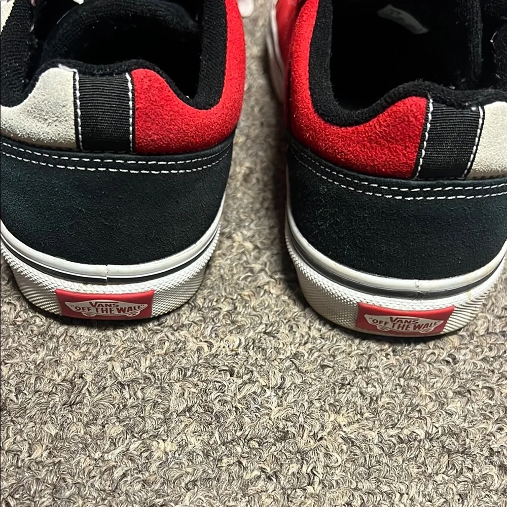 Seldan Vans Black and Red Sneakers unisex